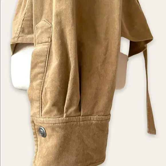 Vintage Max Studio.com Corduroy Belted Jacket Blouse - Picture 5 of 9